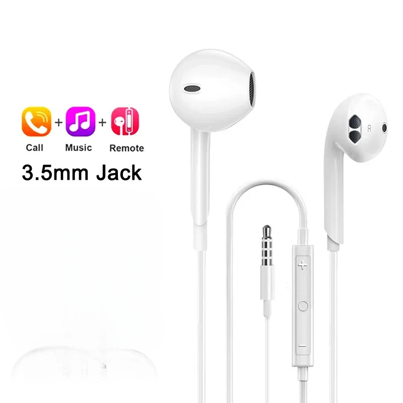 Casque d’origine pour Apple iPhone 15 14 11 12 13 XR X XS 8 prise aux ou type C